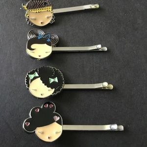 Harajuku Lovers 5 Pack Piece Hair Clip Bobby Pins